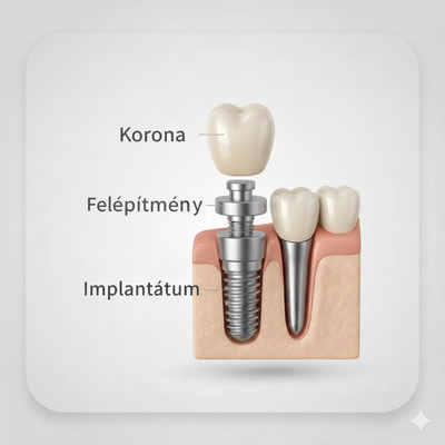 Dent-A-Lux - Fogimplantátum Kecskemét - Fogbeültetés örökélet garanciával